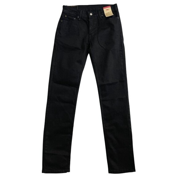 NEW Levis 511 Slim Straight Fit Jeans Men's W30 L34 Black Stretched - Picture 2 of 7